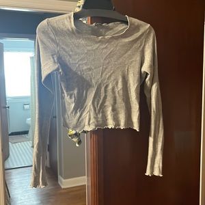 Brandy Melville cropped long sleeve